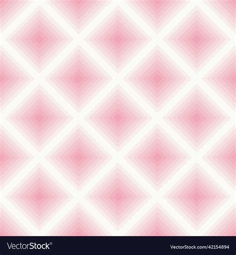 Pastel pink geometric tile optical pattern Vector Image