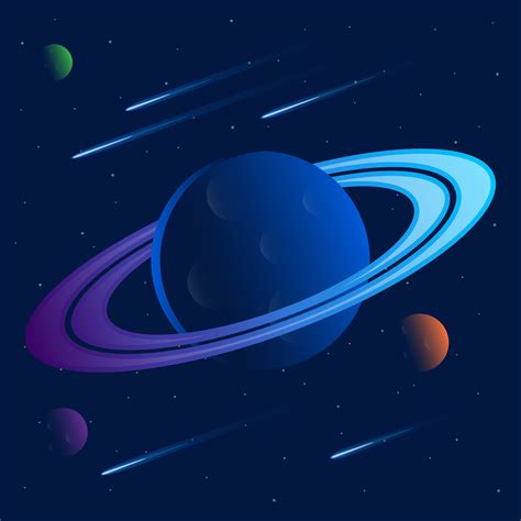 Saturn Rings Background Illustration 187149 Vector Art at Vecteezy