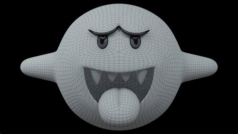 Boo From Marios Games 3d Model By Clickdamn