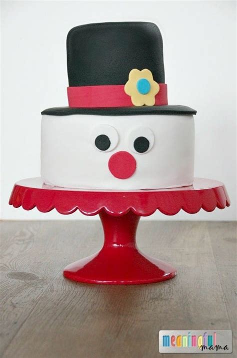 Snowman Cake