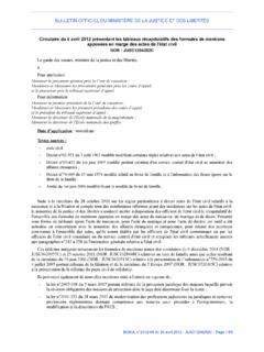 Bulletin Officiel Du Minist Re De La Justice Bulletin Officiel Du