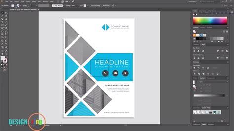 Adobe Illustrator Flyer Design Tutorial Poster Design Design Ring