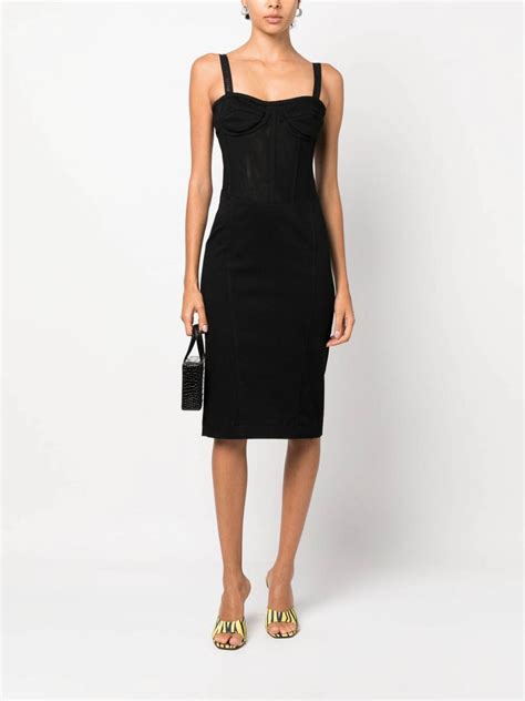 Vestidos Media Pierna Pinko Vestido Midi Negro 101650a0zoasteroidez99