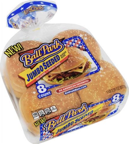 Ball Park® Jumbo Seeded Burger Buns 8 Ct 225 Oz Ralphs