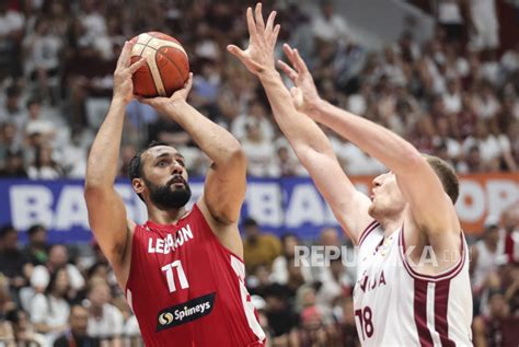 Fiba World Cup Latvia Kalahkan Lebanon Republika Online