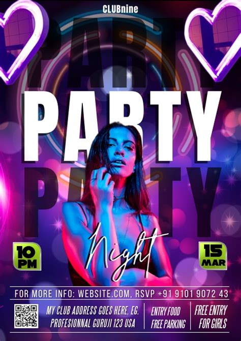 Sexy Party Flyer Template Postermywall