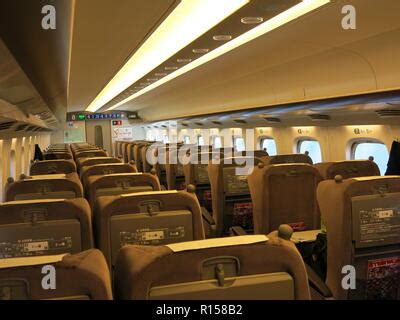 Shinkansen bullet train interior Japan Stock Photo: 70733308 - Alamy