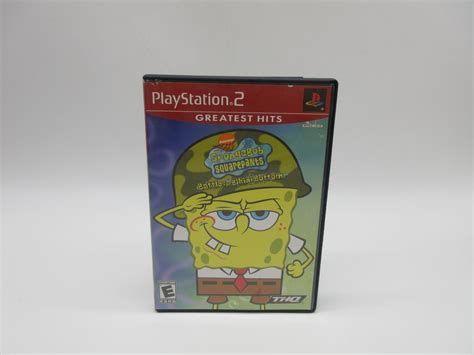 2003 Spongebob Battle For Bikini Bottom Complete W Instructions Playstation 2 Testedcleaned