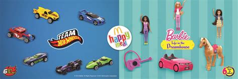 McDonalds ta presentá Barbie I Hot Wheels kolekshon di Happy Meal di