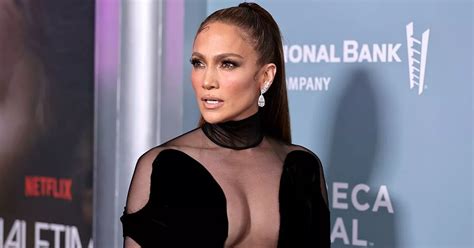 Jennifer Lopez Sets Pulses Racing With Toned Figure As She Poses In Sheer Lingerie Mirror Online