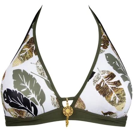 Lise Charmel Bad Legerete De Plumes Bikini White Green ABB2052 Italian Design Fashion Beauty