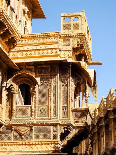 Beautiful Architecture of Patwon Ki Haveli in Jaisalmer Editorial Stock ...