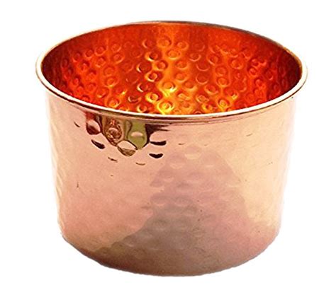 PARIJAT HANDICRAFT Premium Quality Medium Copper Decorative Bowl 100