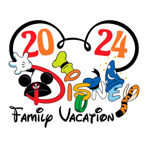 Disney Family Vacation 2024 SVG | Inspire Uplift