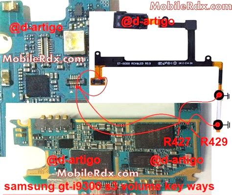 Samsung Galaxy S3 GT I9300 Volume Button Jumper Repair Ways Solution