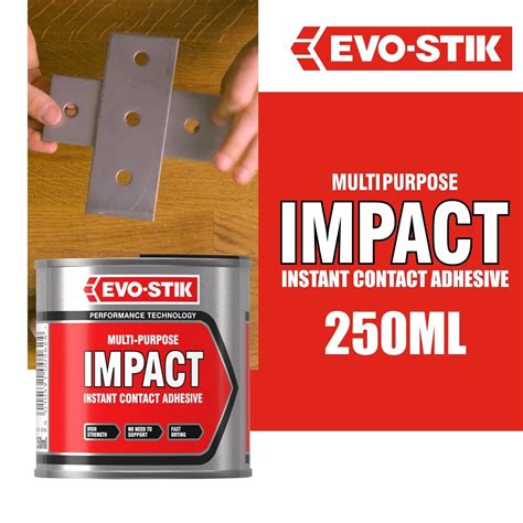 Evo Stick Multi Purpose Contact Adhesive Impact Instant Contact 250ml