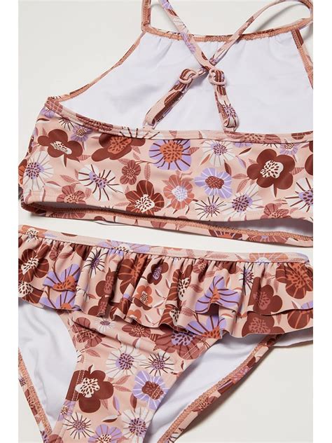 Seafolly Rococo Rose Ruched Side Retro Bikini Bottom Pm