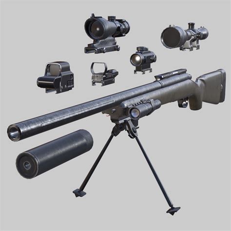 3D m40a1 sniper rifle - - TurboSquid 1434338