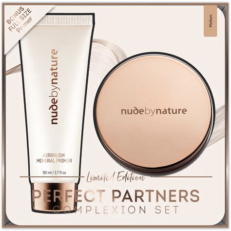 Nude By Nature Perfect Partners Complexion Set Medium Big W