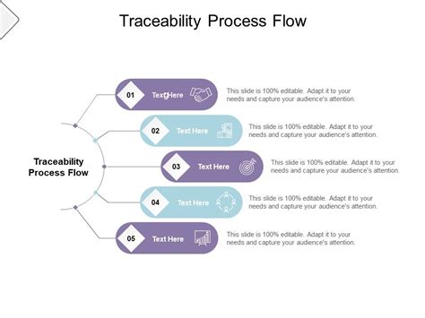 Traceability Process Flow Ppt Powerpoint Presentation Portfolio Skills