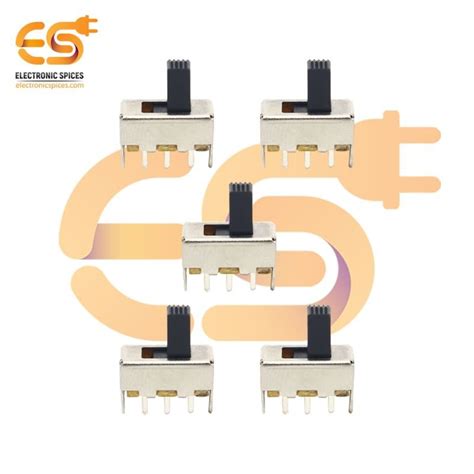 Buy SS12F44G6 0 3A 30V SPDT 3 Pin Slide Switch Pack Of 5pcs