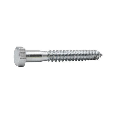 Everbilt 1 2 In X 4 In Zinc Plated Hex Head Lag Screw 25 Piece Per