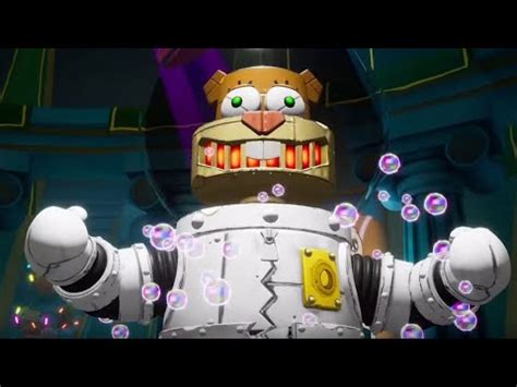 Spongebob Squarepants Battle For Bikini Bottom Robo Sandy Boss Fight YouTube