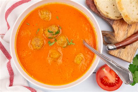 Tomatensoep Met Balletjes