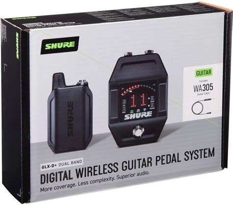 Shure Glxd16 Digital Wireless Guitar Pedal System City Music