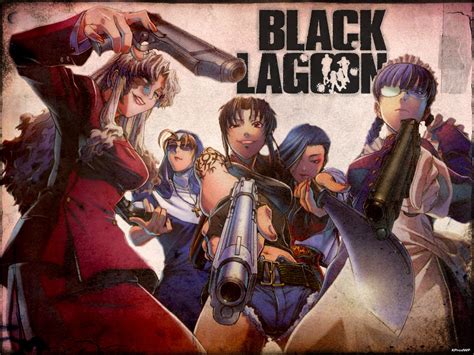 Black Lagoon Revy Roberta Balalaika Eda Shenhua Anime Girls