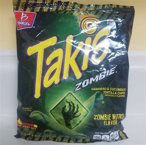 Takis Zombie Habanero & Cucumber Tortilla Chips 2014 Snack Recipes, Snacks, Habanero, Tortilla ...