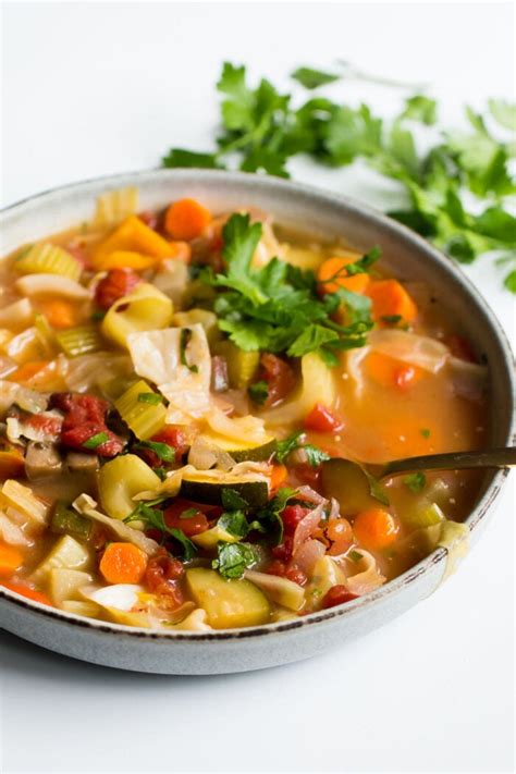 Minute Vegetable And Cabbage Detox Soup Wholesomelicious