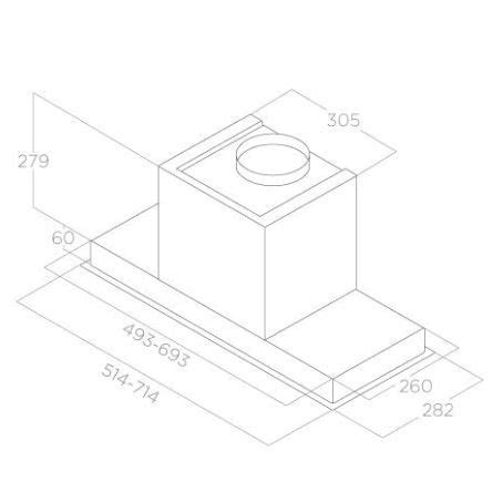 ELICA HIDDEN ADVANCE BL MAT A 72 Spletna Trgovina Zupanc