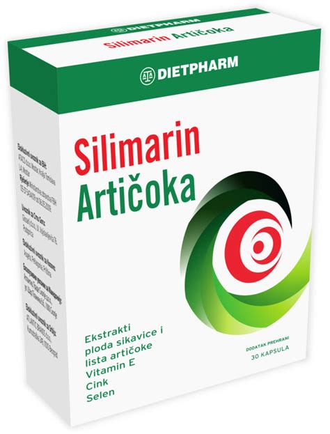 Dietpharm Silimarin Artičoka kapsule 30 kapsul Spletna lekarna Plavž