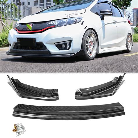 Front Lip Bumper Splitter Body Kit Spoiler Guard For Honda Fit Jazz