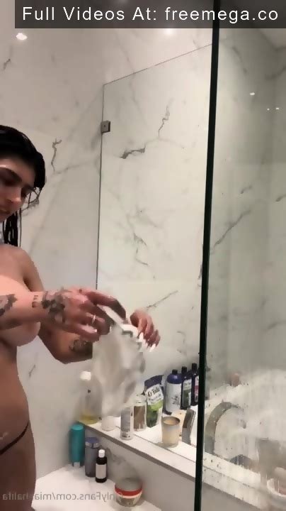 Mia Khalifa Nude Wet Tank Top Shower Onlyfans Full Videos At Freemega Co