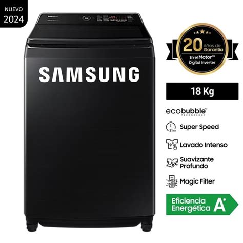 Lavadora Samsung Kg Ecobubble Smart Carga Superior Wa Cg Bvpe