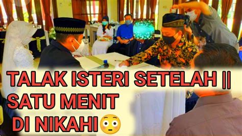 Video Viral Talak Istri Setelah Menit Ijab Qobul Bima Ntb