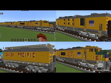 Minecraft Union Pacific GTEL Gas Turbine Locomotive Tutorial YouTube