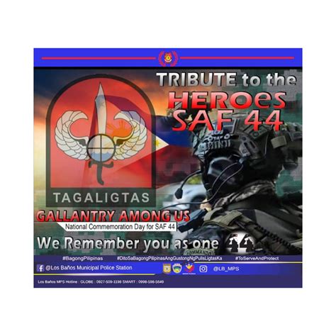 los  members   elite special action force saf showed bravery