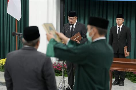 Gubernur Ridwan Kamil Beri Tugas Khusus Tiga Pejabat Tinggi Pratama