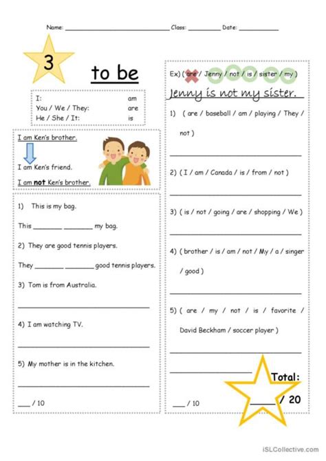 3464 Be Verb English Esl Worksheets Pdf And Doc