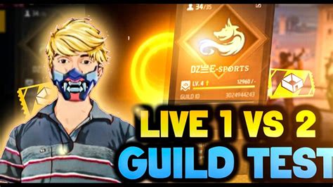 Testing Best Player To Join Our Guild Free Fire Live Guild Test