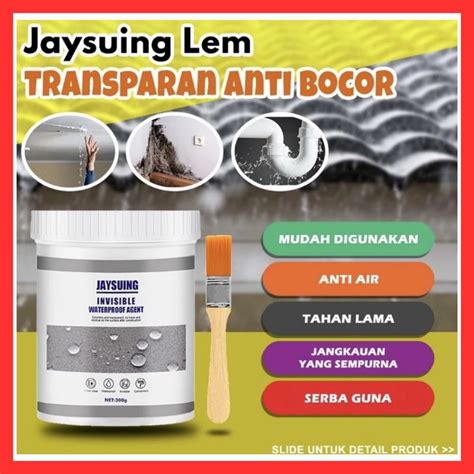 Jual GRATIS KUAS 300 GRM LEM JAYSUING CAT PELAPIS ANTI BOCOR ANTI AIR