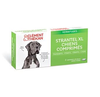 Vermifuges Thékan Strantel XL Chiens 2 Comprimés