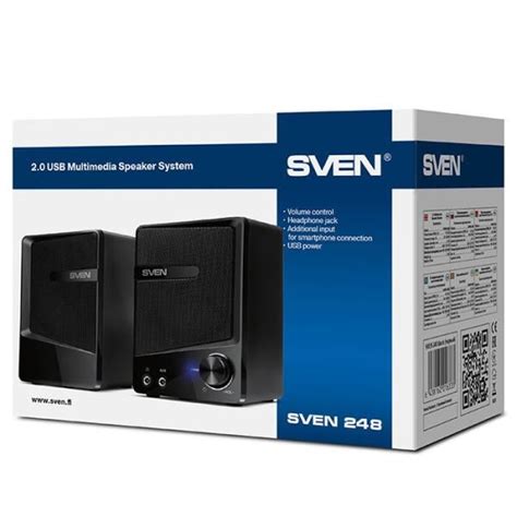 Компьютерная акустика Sven 248 (SV-016333) - купить с доставкой по ...