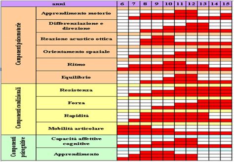 Attività fisica in età evolutiva le fasi sensibili