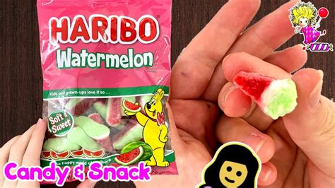 🍬 Haribo Watermelon Candy And Snack Review Youtube