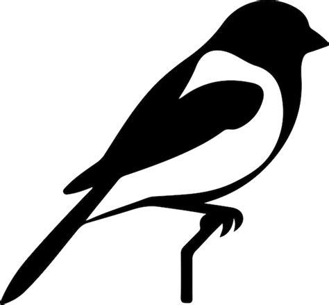 Premium Vector Goldfinch Black Silhouette With Transparent Background