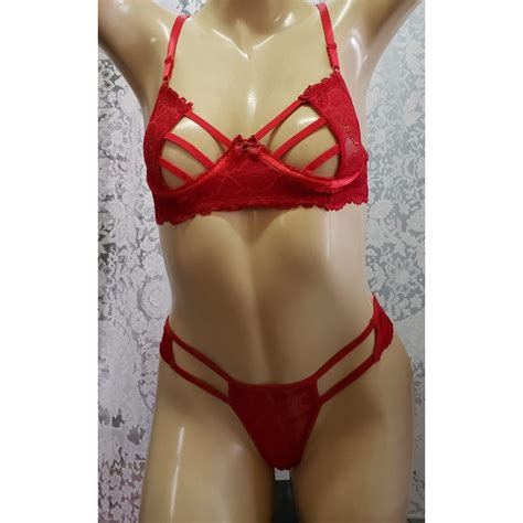 Conjuntolingerie Sex Em Renda Aro Arco Lingerie Oc Ane Shopee Brasil